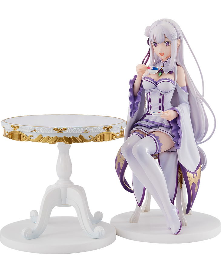 KD Colle Re:Zero Starting Life in Another World 1/7 Scale Pre-Painted Figure: Emilia Tea Party Ver. (Re-run) image 1