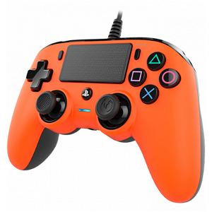 Nacon Wired Compact Controller for PlayStation 4 (Orange)
