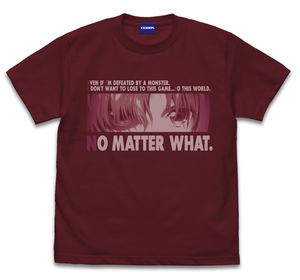 Sword Art Online The Movie: Progressive - Aria Of A Starless Night Asuna's Determination T-shirt Burgundy (M Size)_