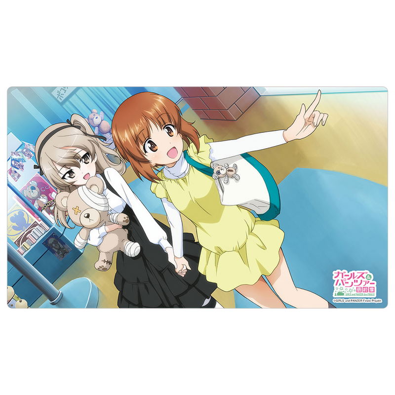 Girls Und Panzer Das Finale - Miho Nishizumi And Alice Shimada Rubber Mat image 1