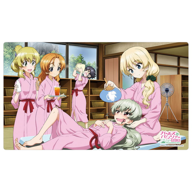 Girls Und Panzer Das Finale - St. Gloriana Girls Academy And Anzio High School Rubber Mat image 1