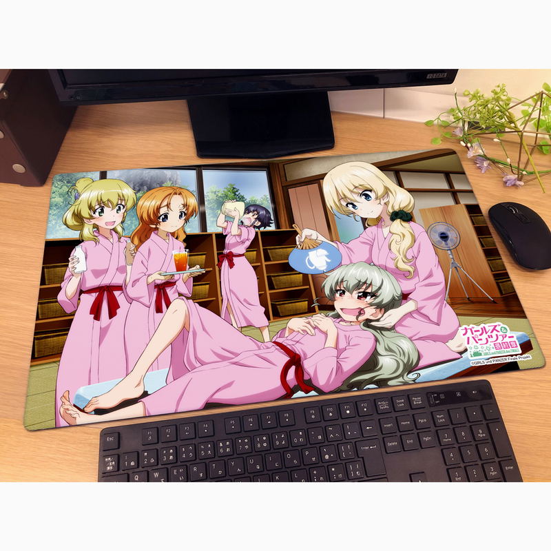 Girls Und Panzer Das Finale - St. Gloriana Girls Academy And Anzio High School Rubber Mat image 2