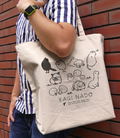 Kaginado Mascot Large Tote Bag Natural thumbnail 2