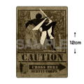 Attack On Titan - Survey Corps Caution: Cross Here Water Resistant Sticker thumbnail 4