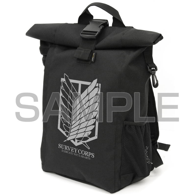 Attack On Titan Survey Corps Roll Top Backpack image 1
