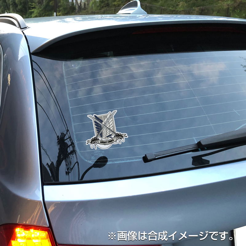 Attack On Titan - Survey Corps Water Resistant Sticker image 2