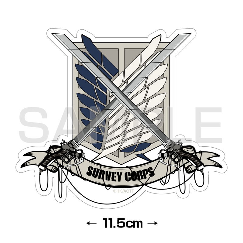Attack On Titan - Survey Corps Water Resistant Sticker image 4