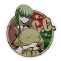 Code Geass: Lelouch Of The Re;surrection - New Illustration C.C. Water Resistant Sticker thumbnail 1