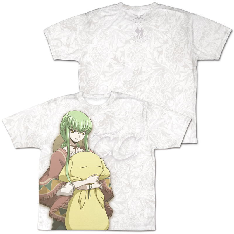 Code Geass: Lelouch Of The Re;surrection - New Illustration C.C. Double-sided Full Graphic T-shirt (L Size) image 1