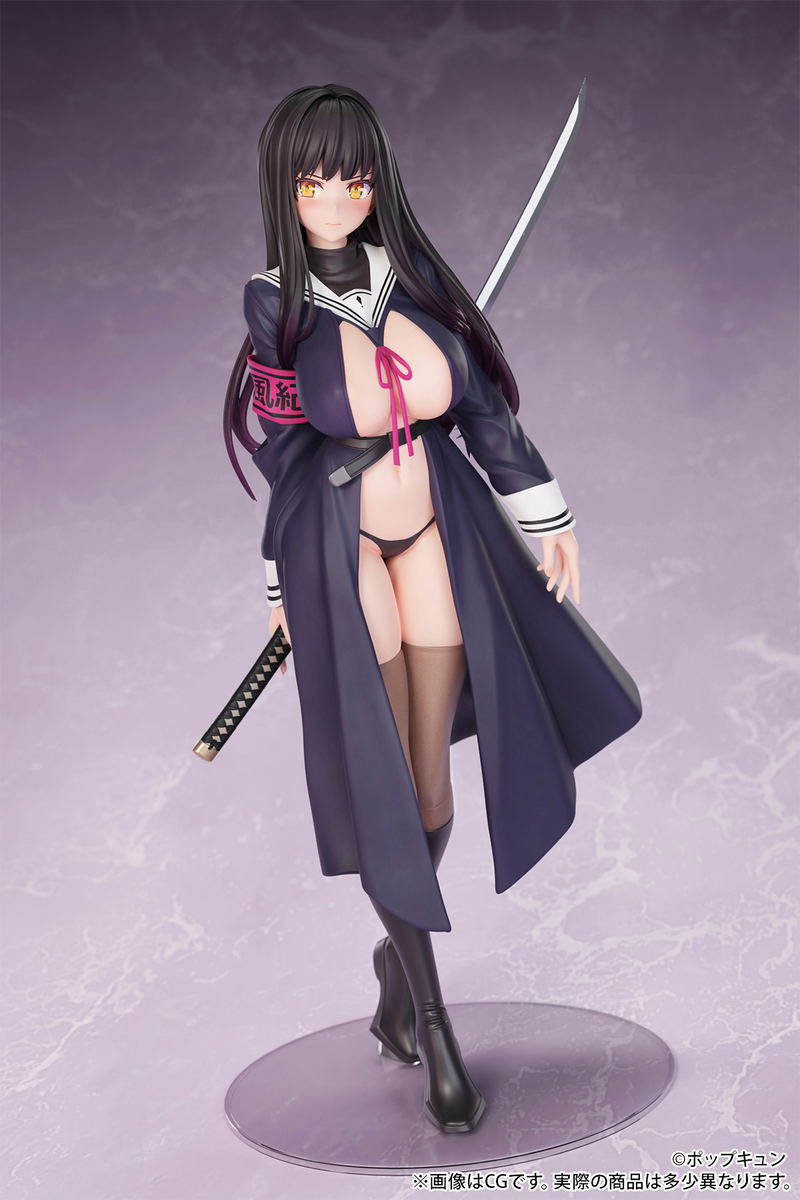 POPQN Original Illustration 1/6 Scale Pre-Painted Figure: Haji, Soku, Zan Fuuki Iinchou image 10