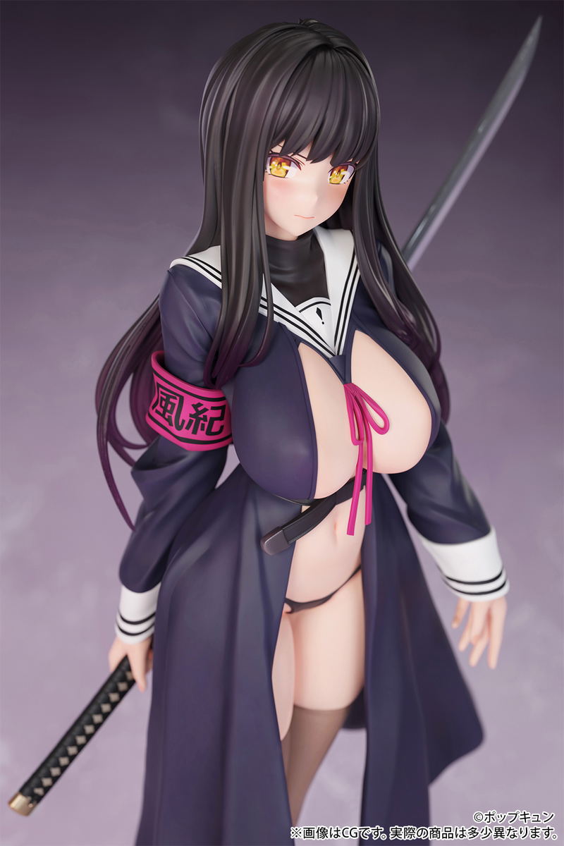 POPQN Original Illustration 1/6 Scale Pre-Painted Figure: Haji, Soku, Zan Fuuki Iinchou image 11
