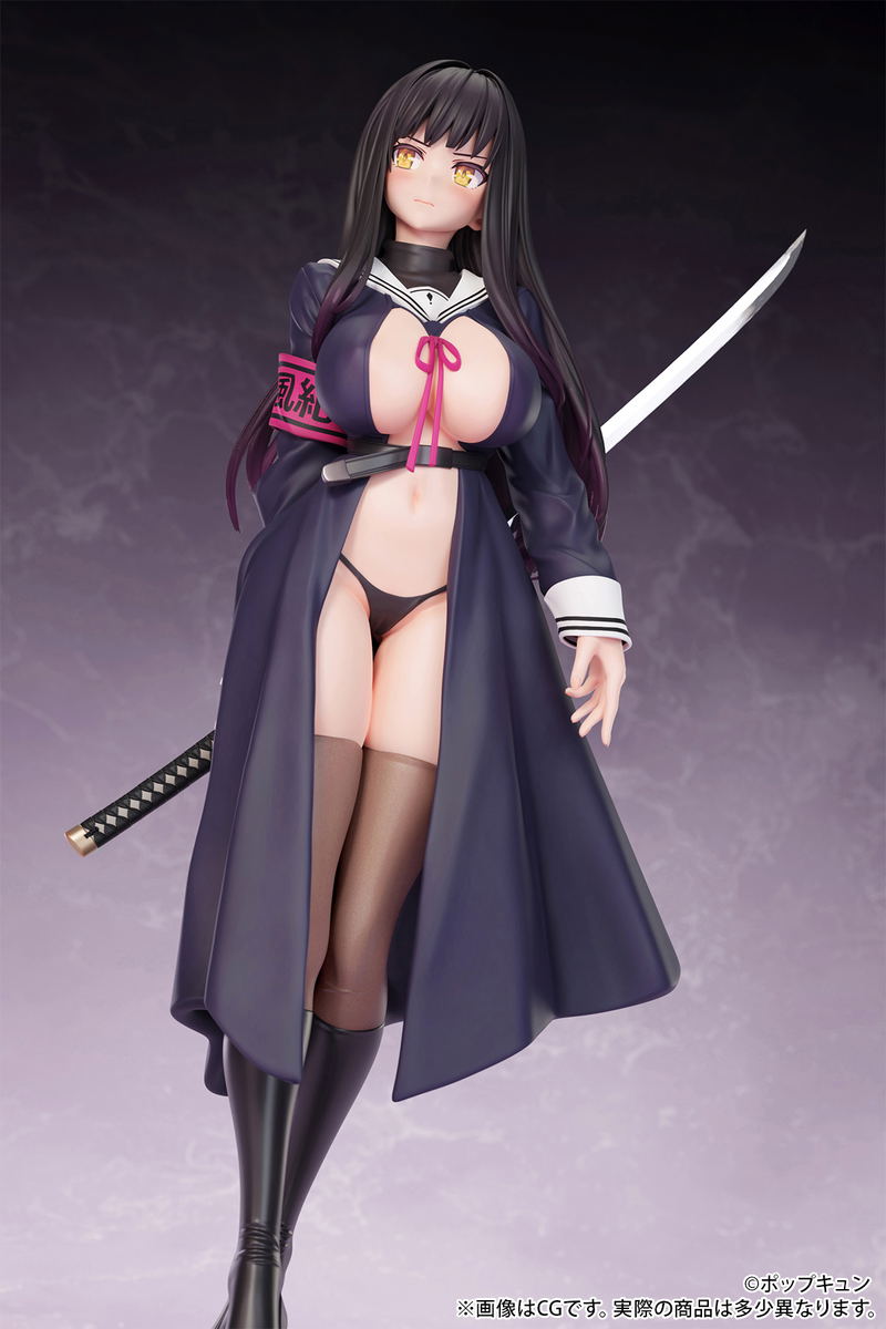 POPQN Original Illustration 1/6 Scale Pre-Painted Figure: Haji, Soku, Zan Fuuki Iinchou image 12