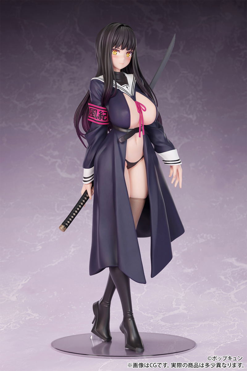 POPQN Original Illustration 1/6 Scale Pre-Painted Figure: Haji, Soku, Zan Fuuki Iinchou image 8
