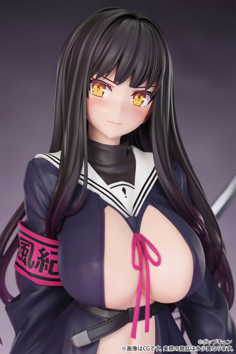 POPQN Original Illustration 1/6 Scale Pre-Painted Figure: Haji, Soku, Zan Fuuki Iinchou image 9