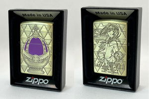 Puella Magi Madoka Magica The Movie New Feature: Rebellion - Zippo Case Version 3 Homura Soul Gem (No fuel or gas included)_