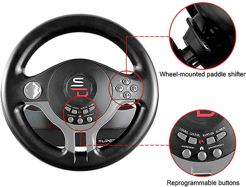 SUPERDRIVE Driving Wheel SV200 image 4