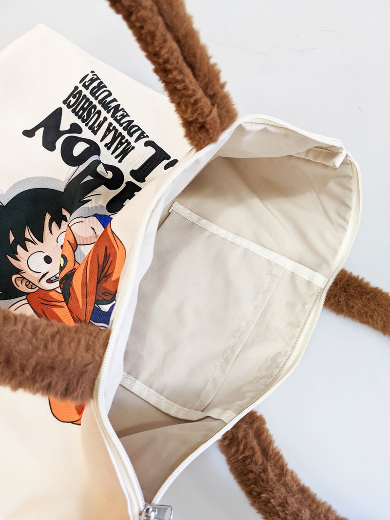 Dragon Ball Z - Son Gokou Childhood Tail Tote Bag image 5