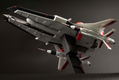 Gradius V 1/144 Scale Plastic Model Kit: Vic Viper Ver. Gradius V (2P COLOR) thumbnail 4