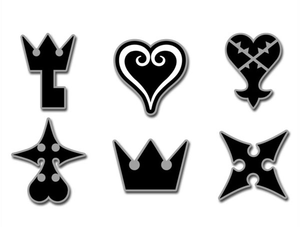 Kingdom Hearts - Emblem Set Rubber Magnet_