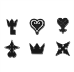 Kingdom Hearts - Emblem Set Rubber Magnet_