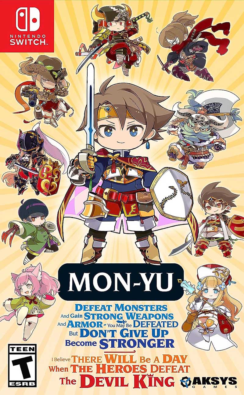 Mon-Yu: Defeat Monsters And Gain Strong Weapons And Armor. You May Be Defeated, But Don't Give Up. Become Stronger. I Believe There Will Be A Day When The Heroes Defeat The Devil King image 1