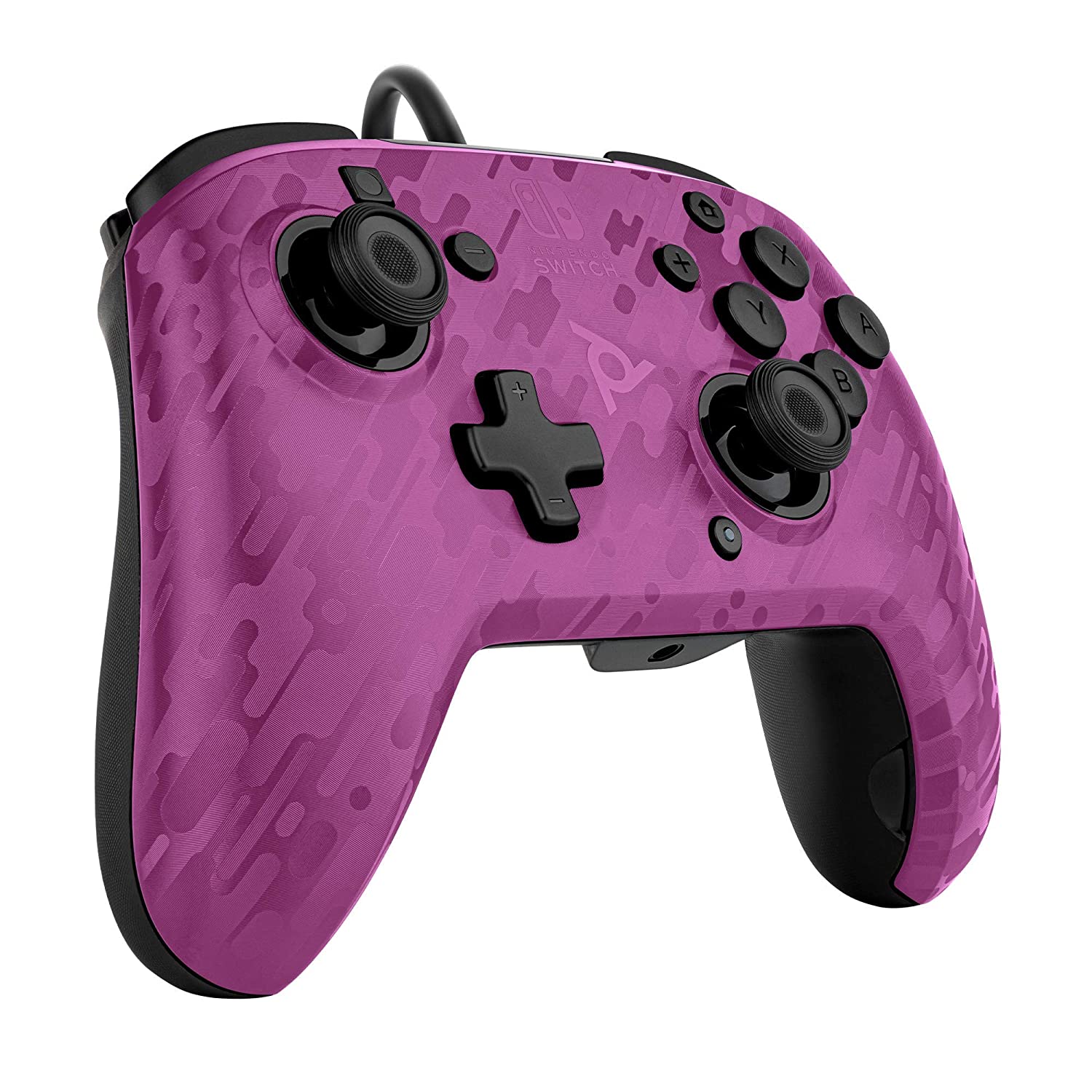 PDP Faceoff Deluxe + Audio Wired Controller for Nintendo Switch (Purple ...