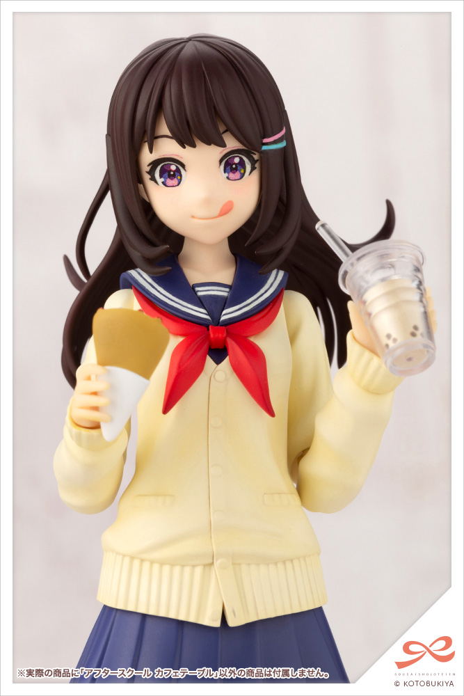 Sousaishojoteien 1/10 Scale Plastic Model Kit: After School Cafe Table (Re-run) image 10