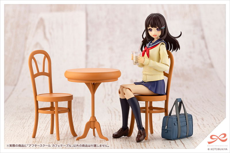 Sousaishojoteien 1/10 Scale Plastic Model Kit: After School Cafe Table (Re-run) image 6