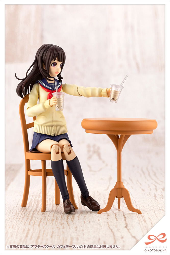 Sousaishojoteien 1/10 Scale Plastic Model Kit: After School Cafe Table (Re-run) image 9