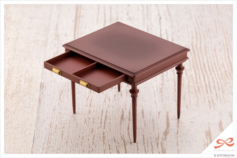 Sousaishojoteien 1/10 Scale Plastic Model Kit: After School Retro Desk (Re-run) image 7