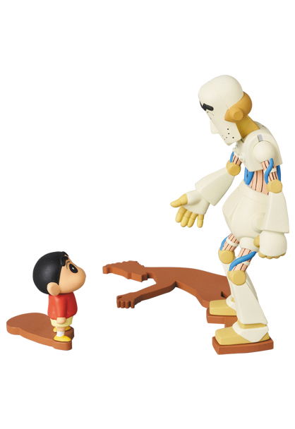 Ultra Detail Figure Crayon Shin-chan Series 4: Robo Dad & Shin-chan image 1