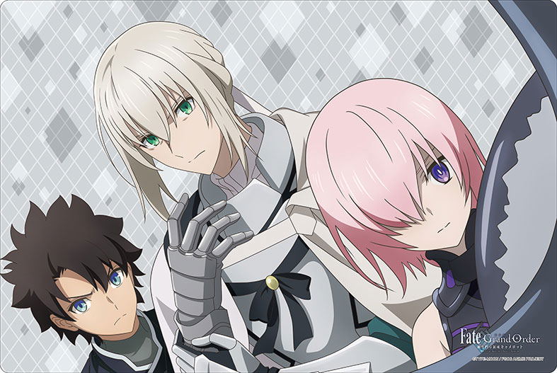 Bushiroad Rubber Mat Collection V2 Vol. 307 Fate/Grand Order Divine Realm Of The Round Table: Camelot - Ritsuka, Bedivere & Mash image 1