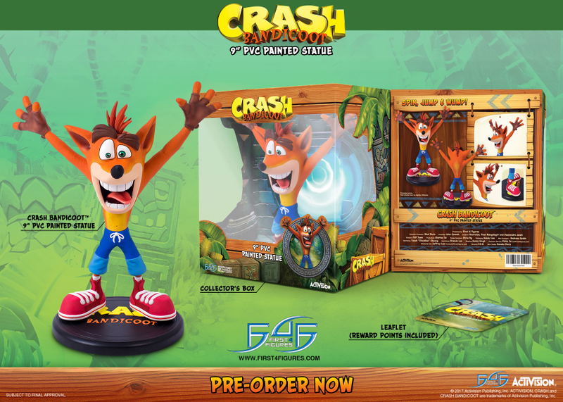 Crash Bandicoot PVC Painted Statue (Re-run) image 20