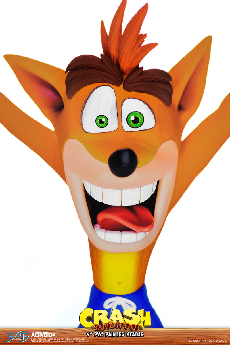 Crash Bandicoot PVC Painted Statue (Re-run) image 8