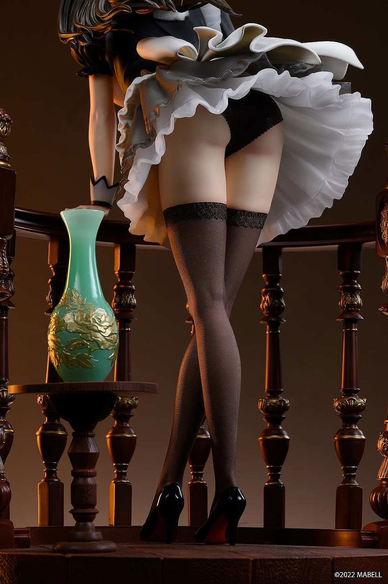 Original Character 1/4 Scale Pre-Painted Figure: Holiday Maid Monica Tesia (Pedestal Akagi Color) image 6