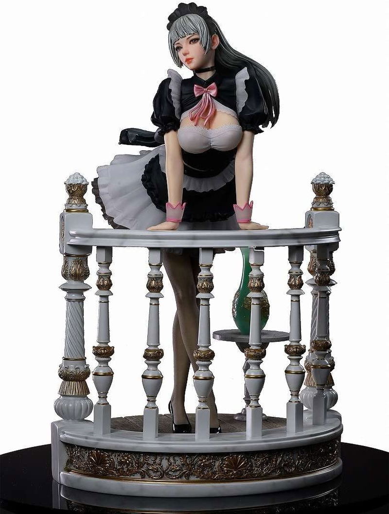 Original Character 1/4 Scale Pre-Painted Figure: Holiday Maid Monica Tesia (Pedestal Marble) image 1