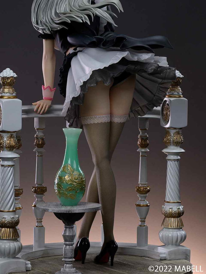 Original Character 1/4 Scale Pre-Painted Figure: Holiday Maid Monica Tesia (Pedestal Marble) image 5