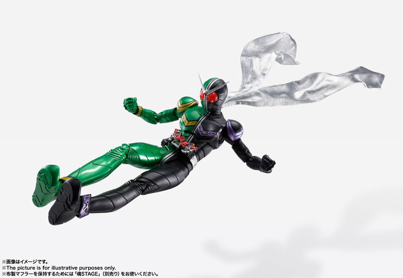 S.H.Figuarts Shinkocchou Seihou Kamen Rider W: Kamen Rider W Cyclone Joker Fuuto PI Animated Commemoration image 3