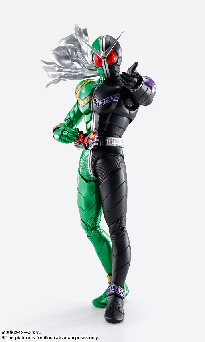 S.H.Figuarts Shinkocchou Seihou Kamen Rider W: Kamen Rider W Cyclone Joker Fuuto PI Animated Commemoration image 5