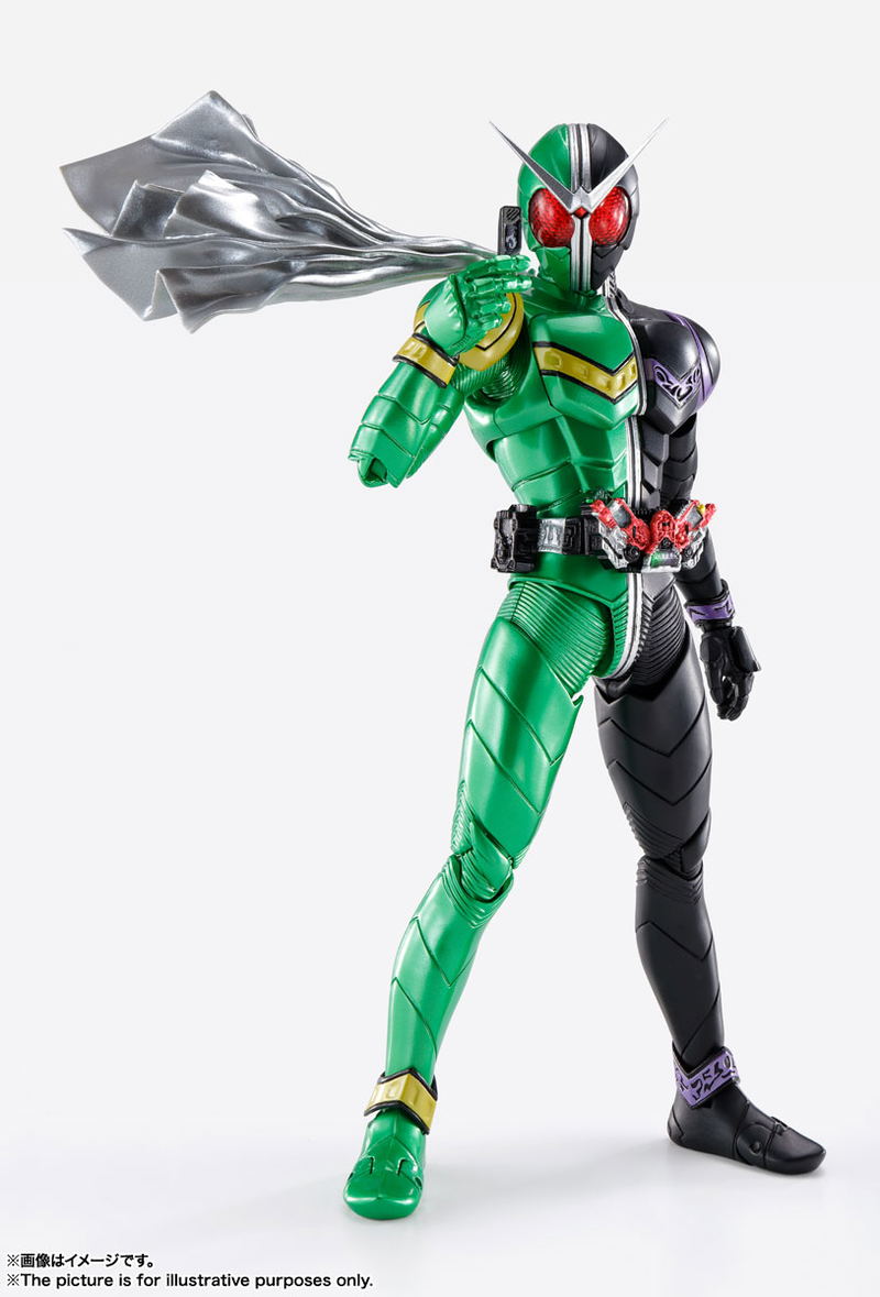 S.H.Figuarts Shinkocchou Seihou Kamen Rider W: Kamen Rider W Cyclone Joker Fuuto PI Animated Commemoration image 6
