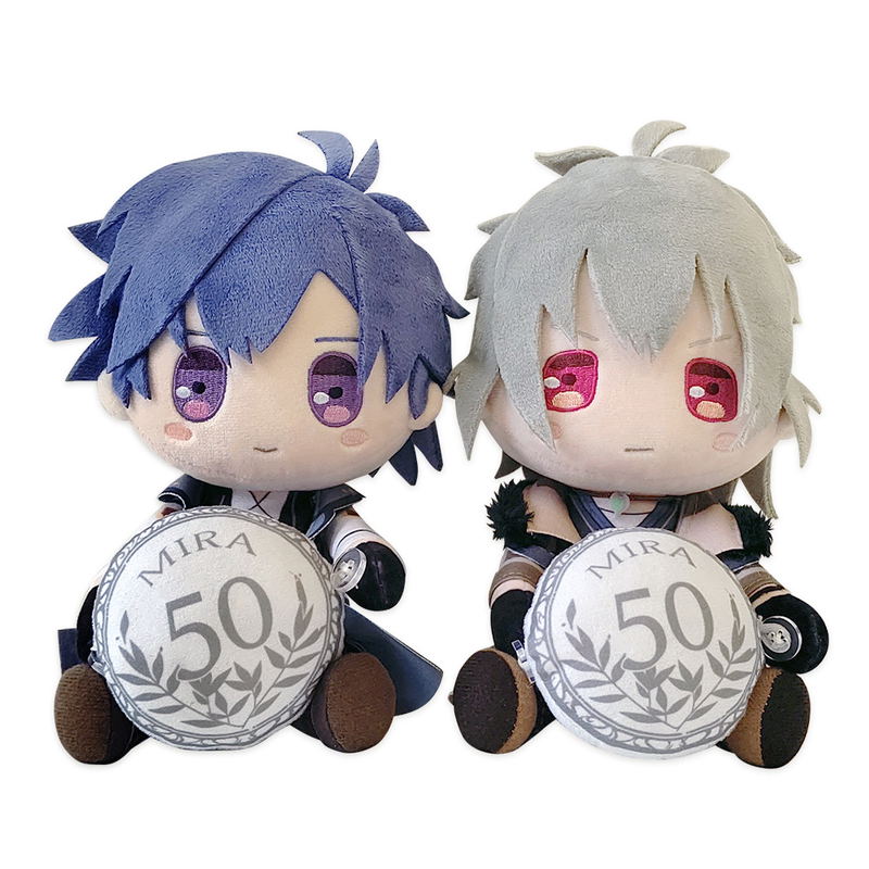 The Legend of Heroes Trails into Reverie Hugtto! Plush Tassel Set: Rean & Crow image 1