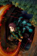 Demon Slayer Kimetsu no Yaiba Pre-Painted Figure: Tanjiro Kamado Hinokami Kagura Dance [GSC Online Shop Exclusive Ver.] thumbnail 10