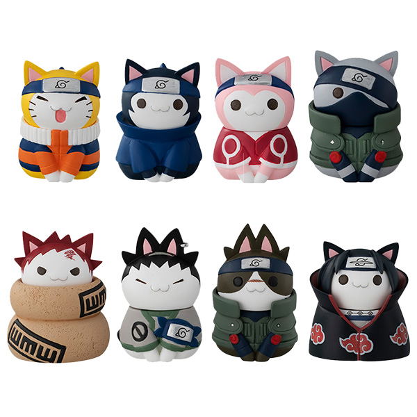 Nyaruto! Naruto Konoha no Yukai na Nyanko-tachi Ver. (Set of 8 Pieces) (Re-run) image 1