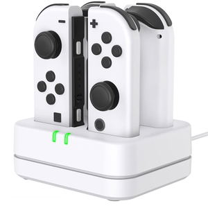 CYBER・Controller Charging Stand 4 Slot (White)_