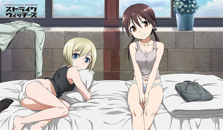 Strike Witches - Hartmann And Barkhorn Rubber Mat (Re-run) image 1