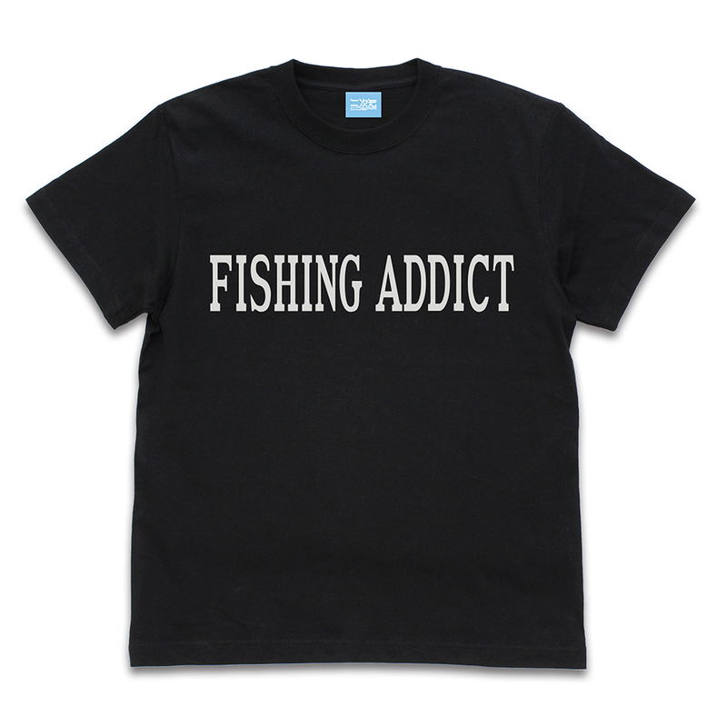 Slow Loop - Koharu's Fishing Addict T-shirt Black (M Size) image 1