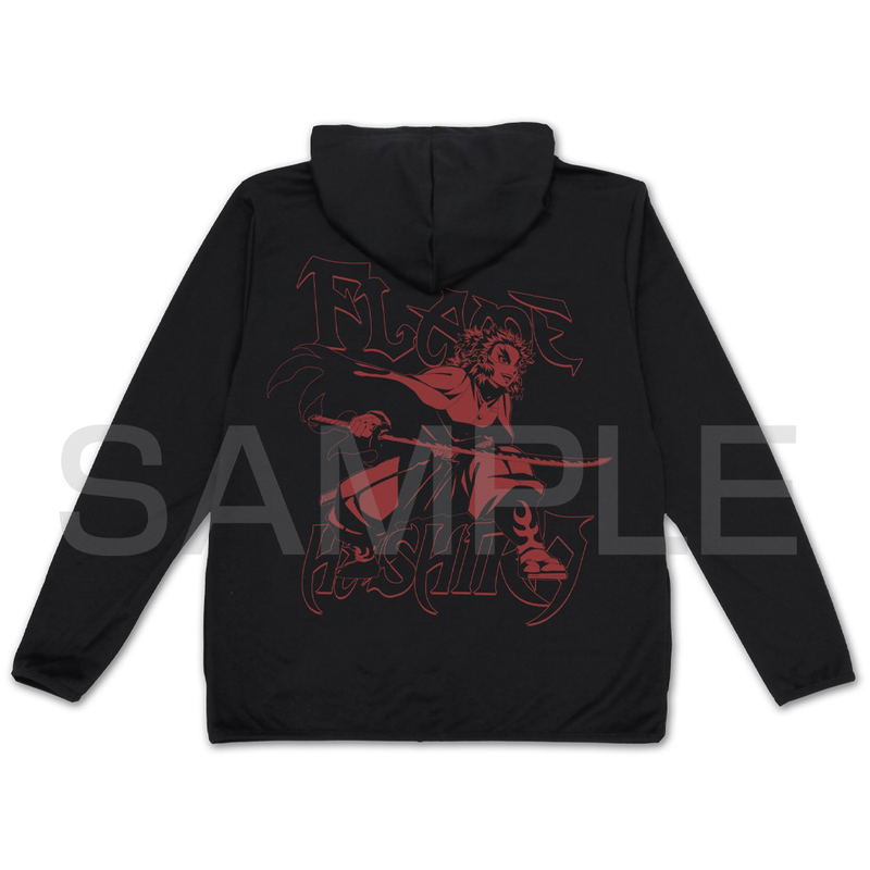 Demon Slayer: Kimetsu No Yaiba - Kyojuro Rengoku Thin Dry Hoodie Black (XL Size) image 1
