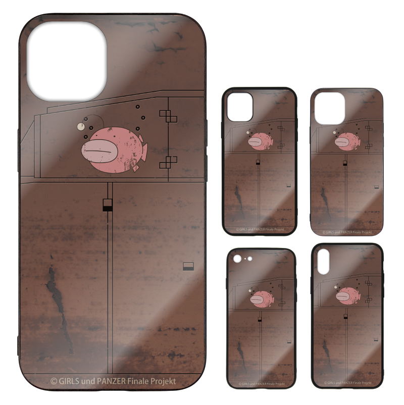Girls Und Panzer Das Finale - Ankou Team Tempered Glass iPhone Case [iPhone SE (2nd Generation) 7/8] Shared image 1