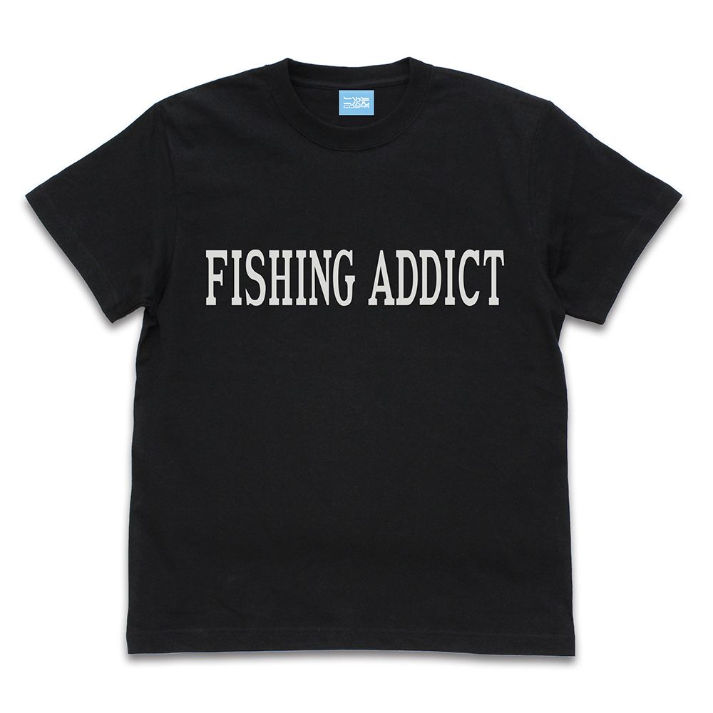 Slow Loop - Koharu's Fishing Addict T-shirt Black (XL Size