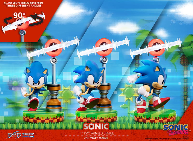 Sonic the Hedgehog PVC Painted Statue: Sonic [Collector's Edition] image 6